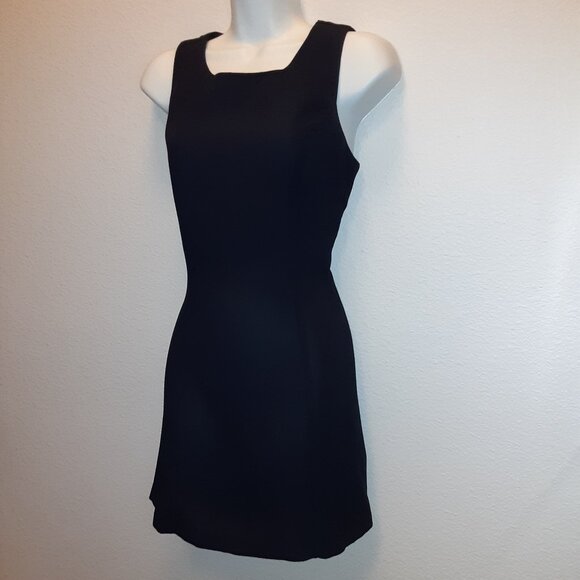 Little Navy Blue Dress * Sz 5/6 * Short / Mini * A little Bit Sheer * Long Zip * - Picture 2 of 6